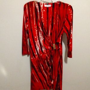 Calvin Klein Red Dress sz. Medium NWOT
